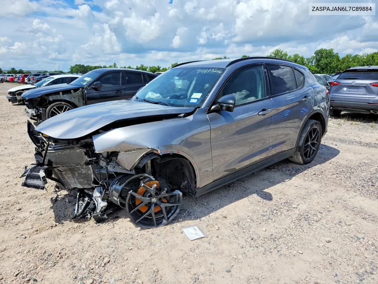 2020 Alfa Romeo Stelvio VIN: ZASPAJAN6L7C89884 Lot: 54873266