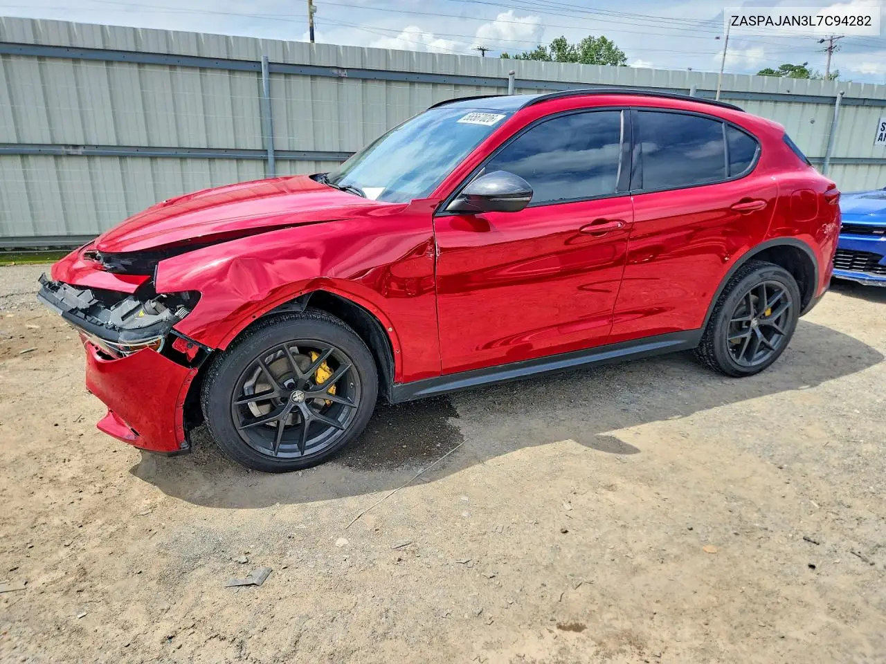 2020 Alfa Romeo Stelvio VIN: ZASPAJAN3L7C94282 Lot: 56567026
