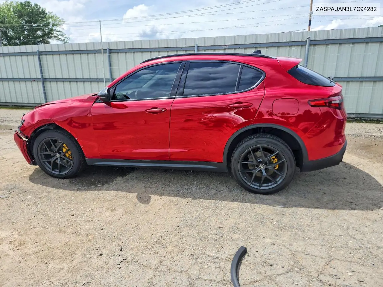 2020 Alfa Romeo Stelvio VIN: ZASPAJAN3L7C94282 Lot: 56567026