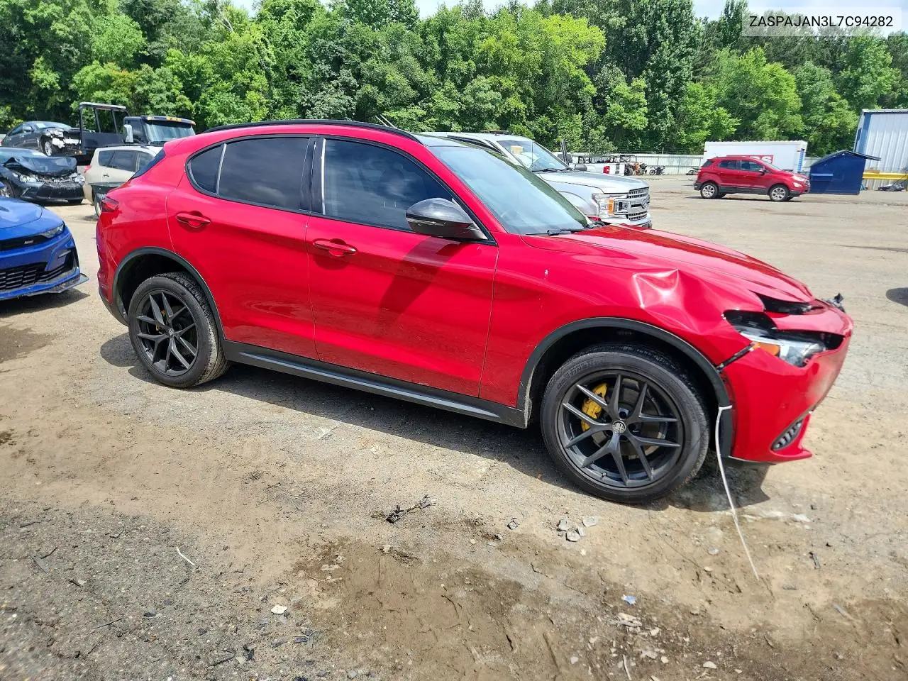2020 Alfa Romeo Stelvio VIN: ZASPAJAN3L7C94282 Lot: 56567026