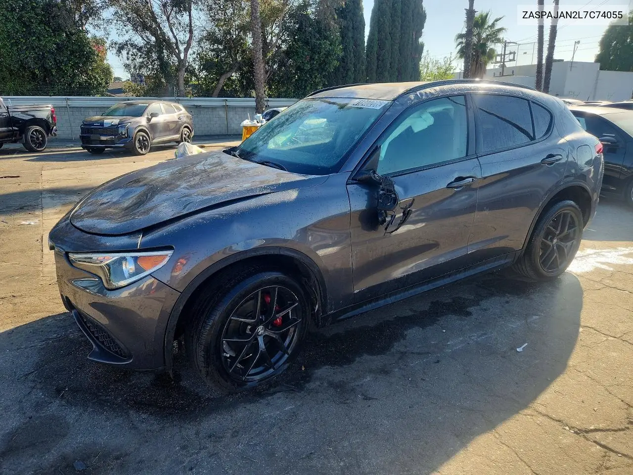 2020 Alfa Romeo Stelvio VIN: ZASPAJAN2L7C74055 Lot: 57138516