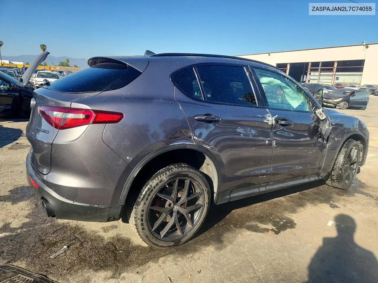 2020 Alfa Romeo Stelvio VIN: ZASPAJAN2L7C74055 Lot: 57138516