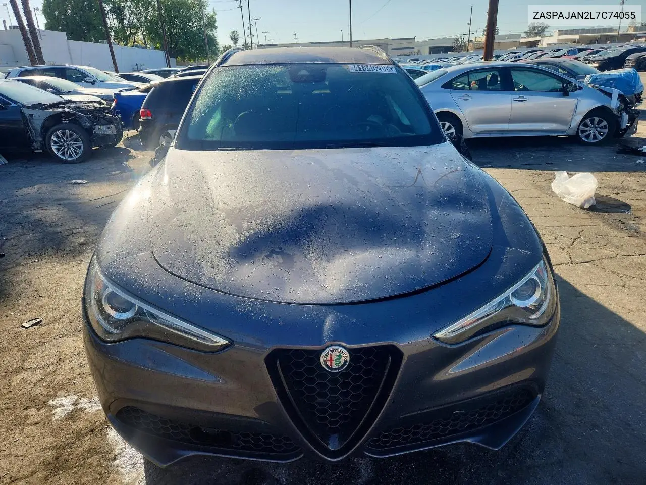 2020 Alfa Romeo Stelvio VIN: ZASPAJAN2L7C74055 Lot: 57138516
