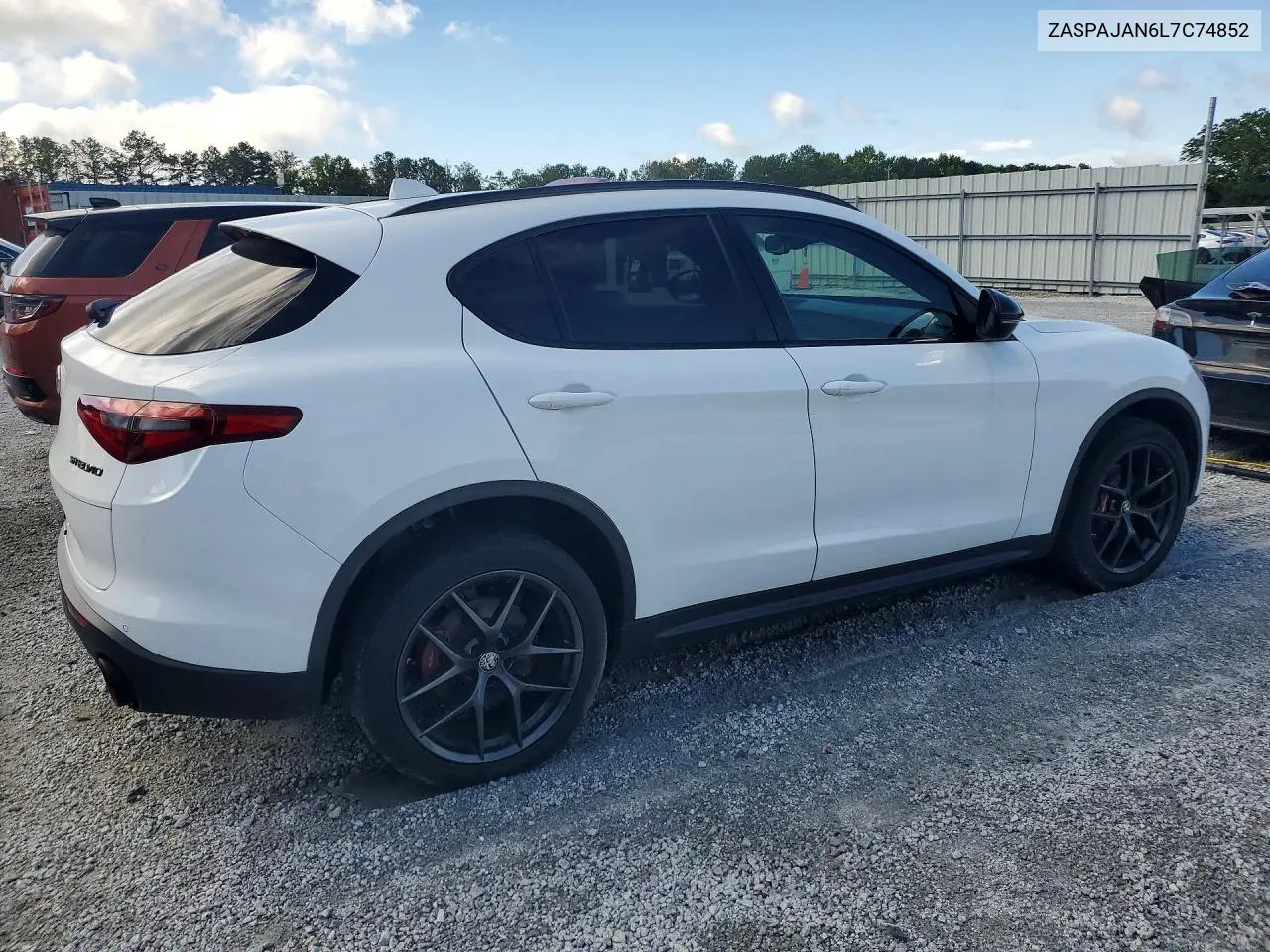2020 Alfa Romeo Stelvio VIN: ZASPAJAN6L7C74852 Lot: 57392056