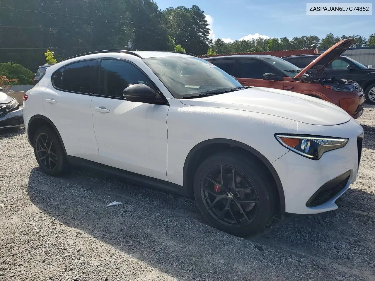 2020 Alfa Romeo Stelvio VIN: ZASPAJAN6L7C74852 Lot: 57392056