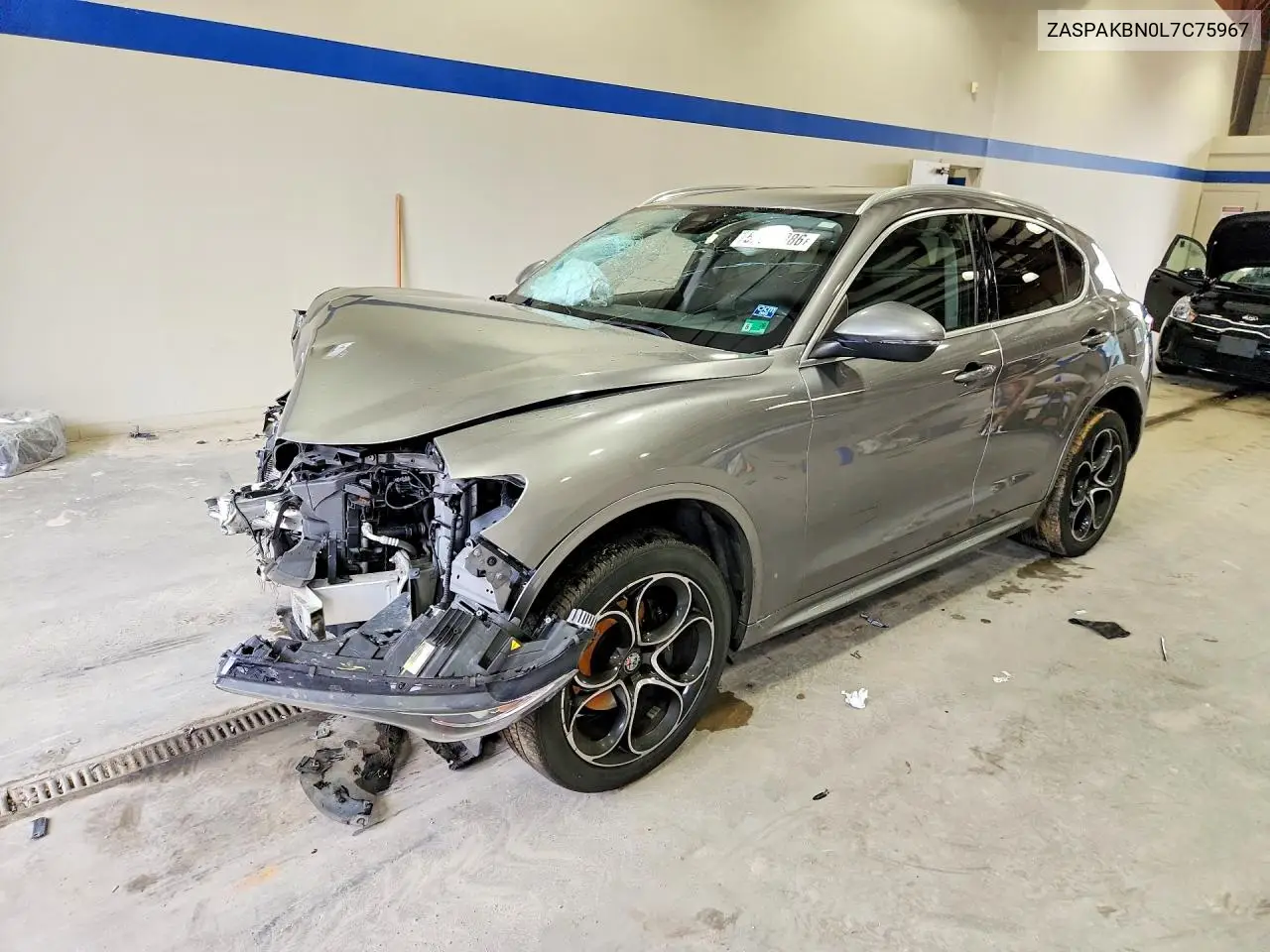 2020 Alfa Romeo Stelvio Ti VIN: ZASPAKBN0L7C75967 Lot: 57721386