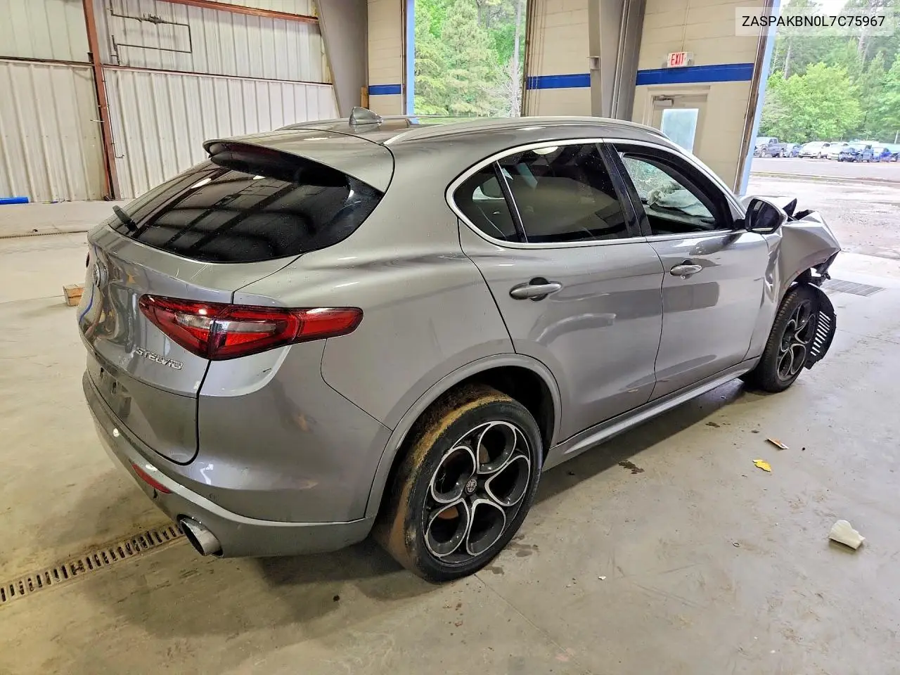 2020 Alfa Romeo Stelvio Ti VIN: ZASPAKBN0L7C75967 Lot: 57721386