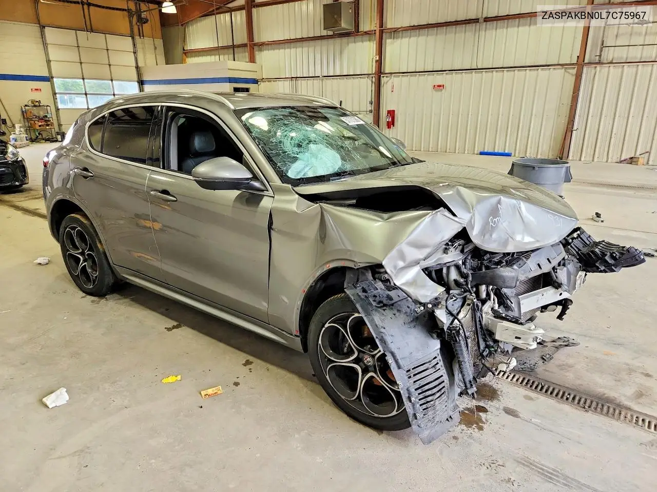 2020 Alfa Romeo Stelvio Ti VIN: ZASPAKBN0L7C75967 Lot: 57721386