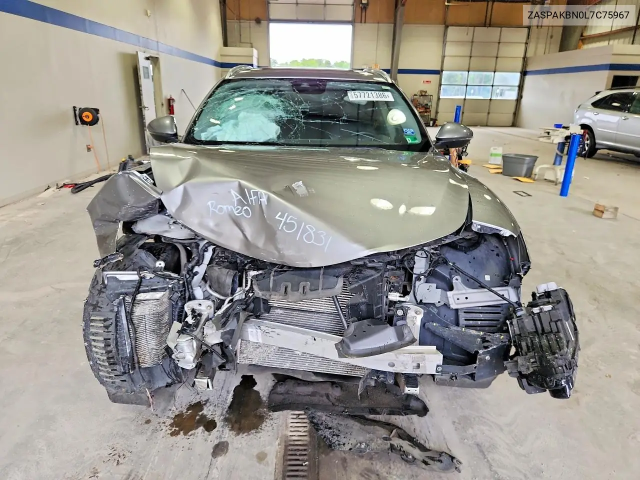 2020 Alfa Romeo Stelvio Ti VIN: ZASPAKBN0L7C75967 Lot: 57721386