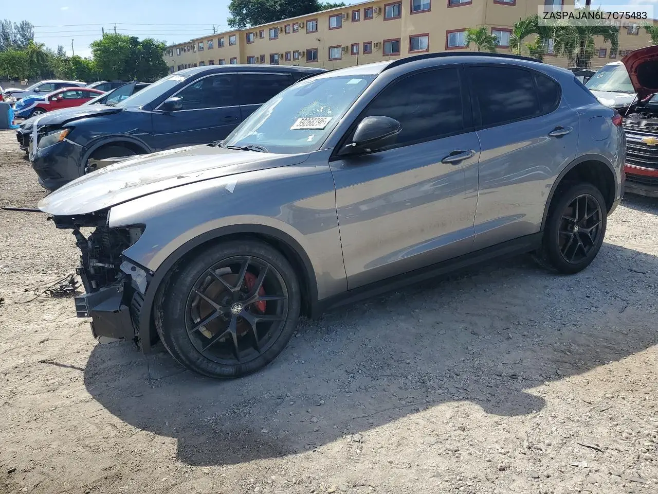 2020 Alfa Romeo Stelvio VIN: ZASPAJAN6L7C75483 Lot: 59268296