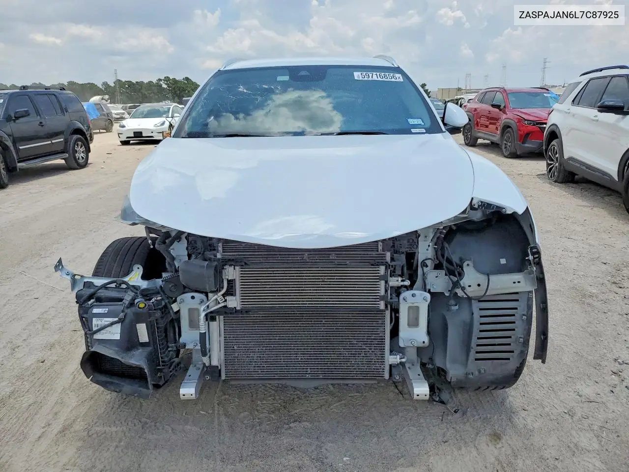 2020 Alfa Romeo Stelvio Base VIN: ZASPAJAN7L7C93037 Lot: 59716856