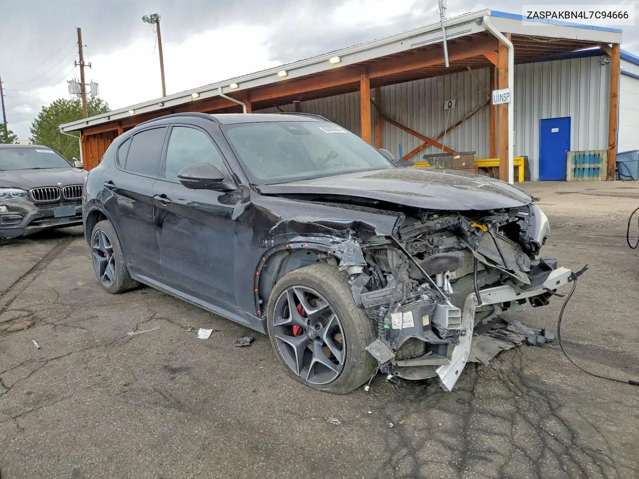 2020 Alfa Romeo Stelvio Ti VIN: ZASPAKBN4L7C94666 Lot: 60409696