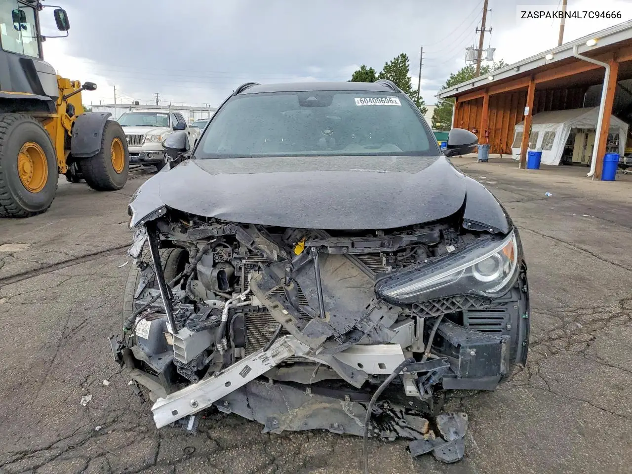 2020 Alfa Romeo Stelvio Ti VIN: ZASPAKBN4L7C94666 Lot: 60409696