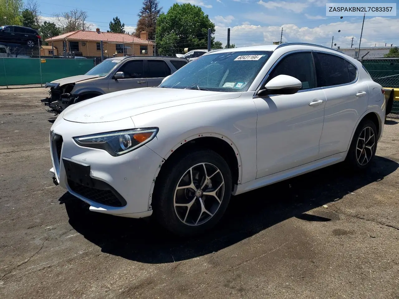 2020 Alfa Romeo Stelvio Ti VIN: ZASPAKBN2L7C83357 Lot: 60431166