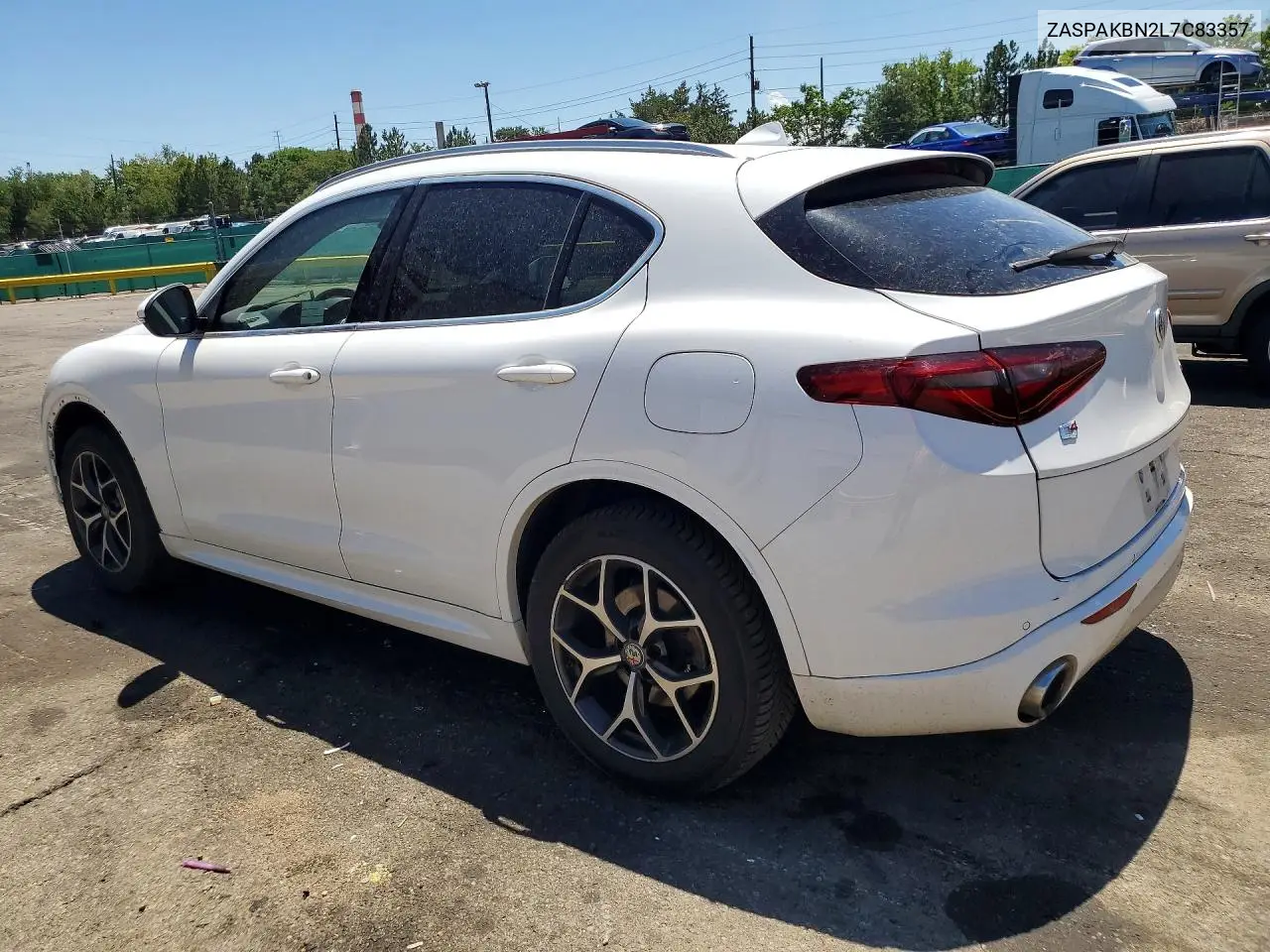 2020 Alfa Romeo Stelvio Ti VIN: ZASPAKBN2L7C83357 Lot: 60431166