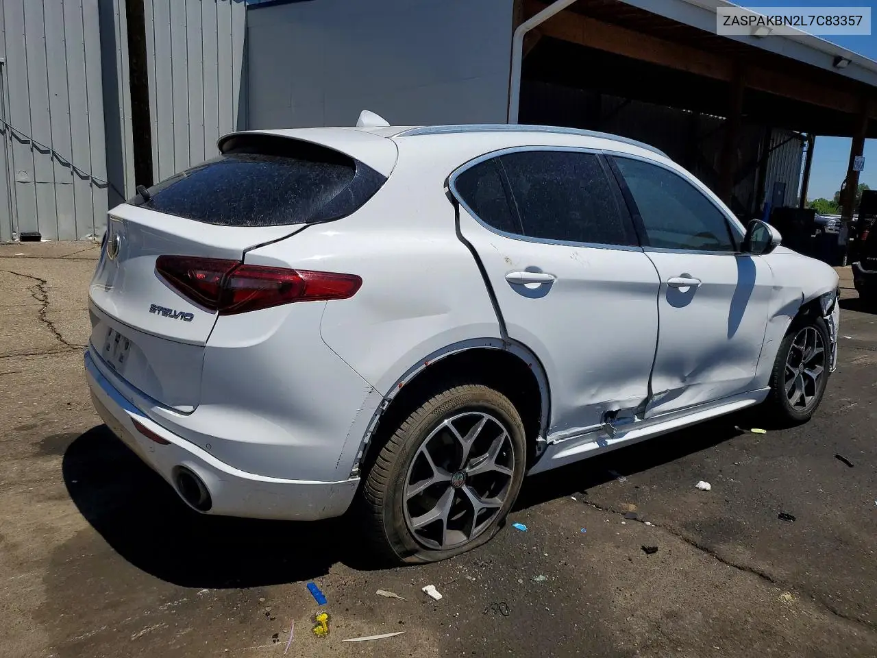 2020 Alfa Romeo Stelvio Ti VIN: ZASPAKBN2L7C83357 Lot: 60431166
