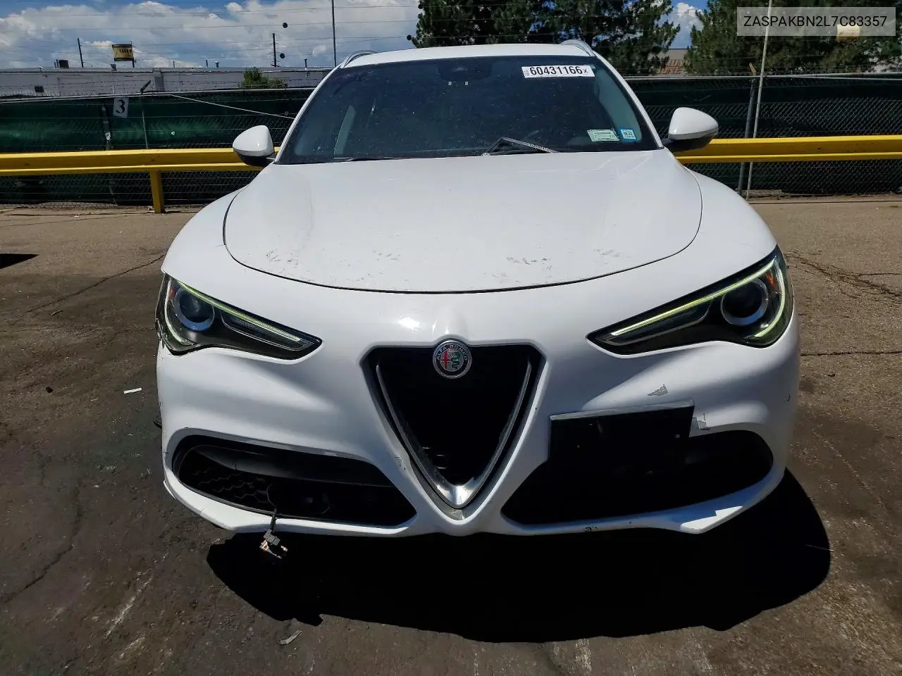 2020 Alfa Romeo Stelvio Ti VIN: ZASPAKBN2L7C83357 Lot: 60431166