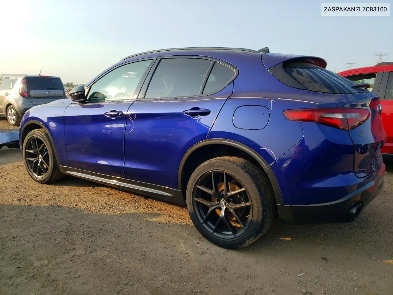 2020 Alfa Romeo Stelvio VIN: ZASPAKAN7L7C83100 Lot: 60624236