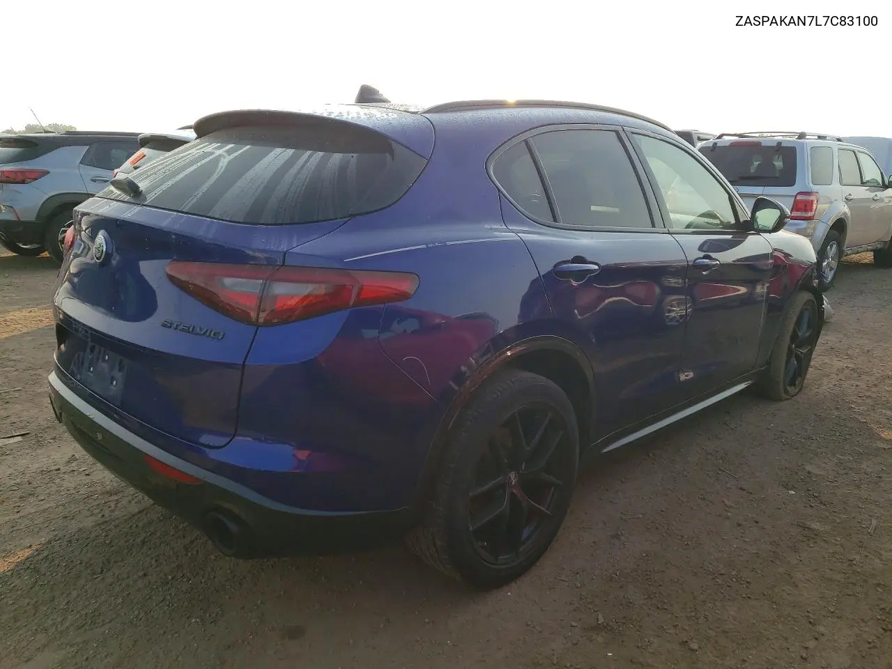 2020 Alfa Romeo Stelvio VIN: ZASPAKAN7L7C83100 Lot: 60624236