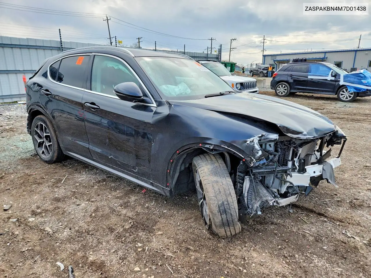 2021 Alfa Romeo Stelvio Ti VIN: ZASPAKBN4M7D01438 Lot: 49873996