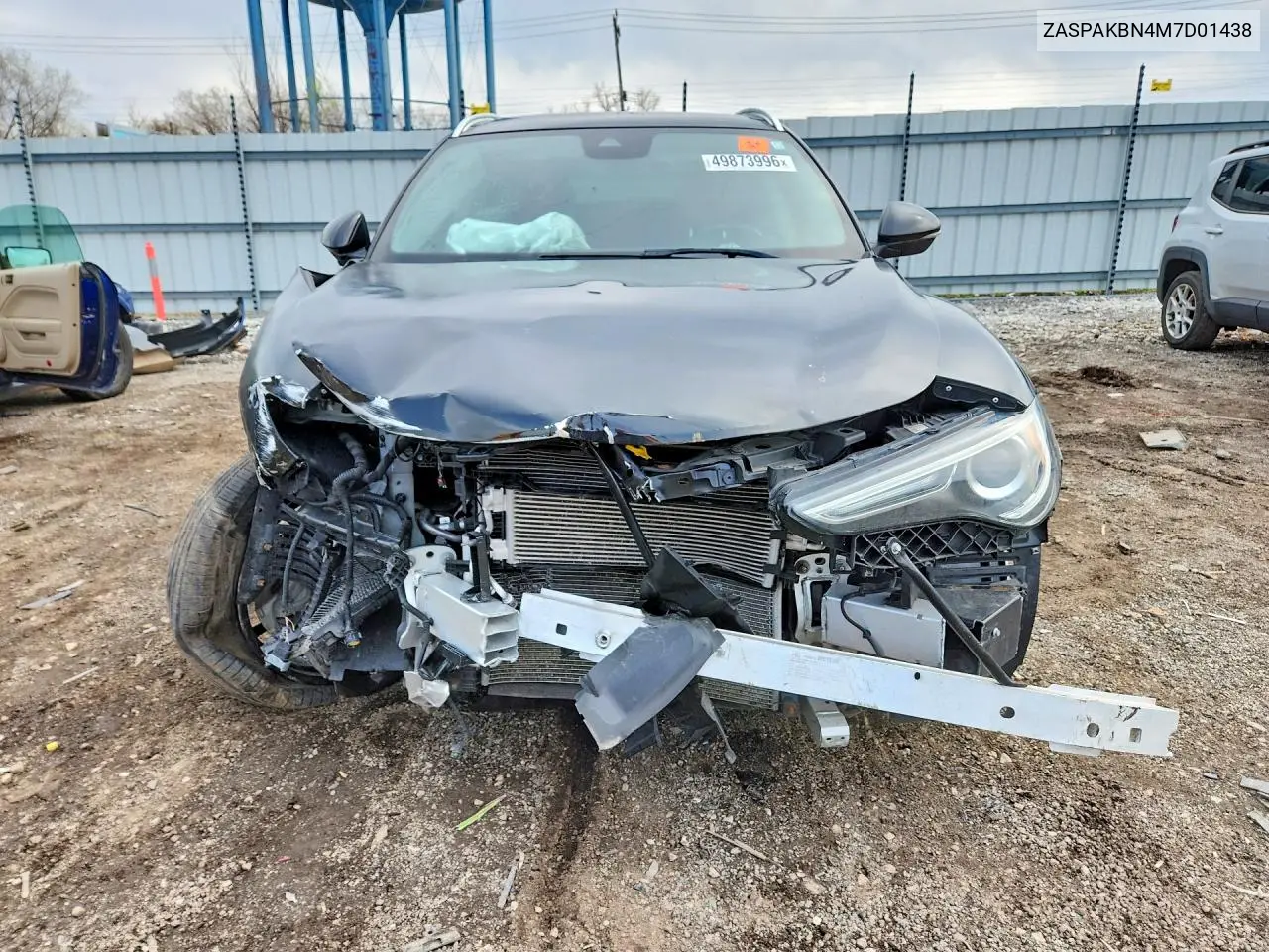 2021 Alfa Romeo Stelvio Ti VIN: ZASPAKBN4M7D01438 Lot: 49873996