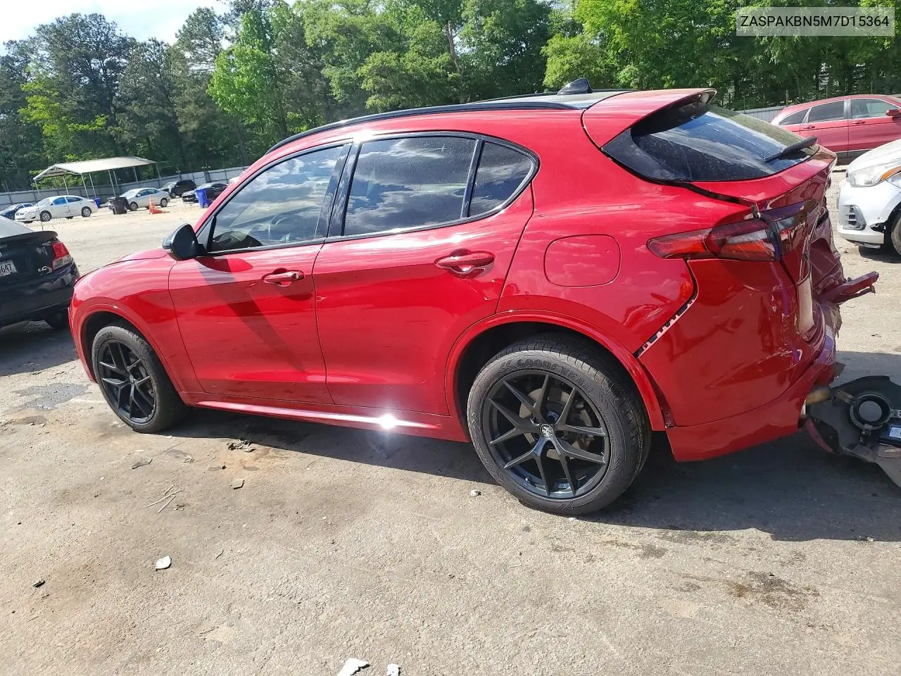 2021 Alfa Romeo Stelvio Ti VIN: ZASPAKBN5M7D15364 Lot: 50761596