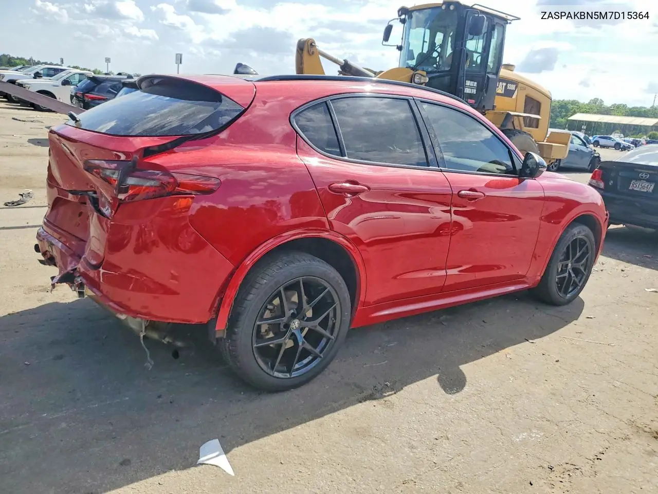 2021 Alfa Romeo Stelvio Ti VIN: ZASPAKBN5M7D15364 Lot: 50761596