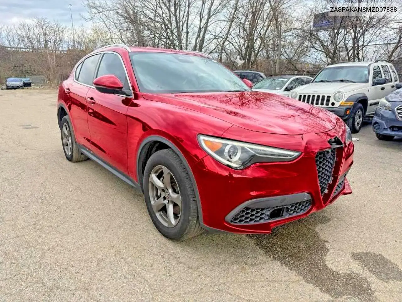2021 Alfa Romeo Stelvio VIN: ZASPAKAN8MZD07888 Lot: 54277166