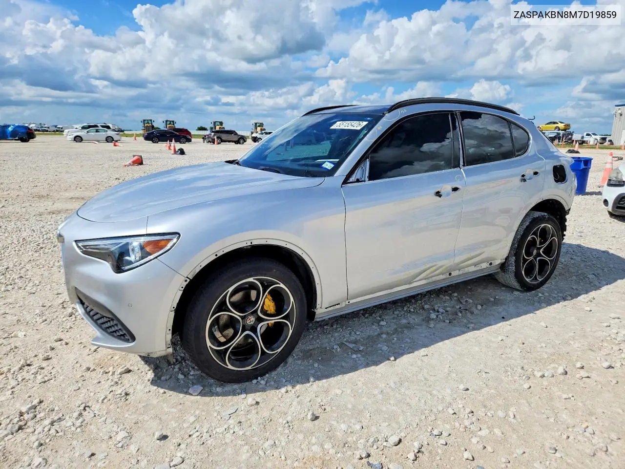 2021 Alfa Romeo Stelvio Ti VIN: ZASPAKBN8M7D19859 Lot: 55155426