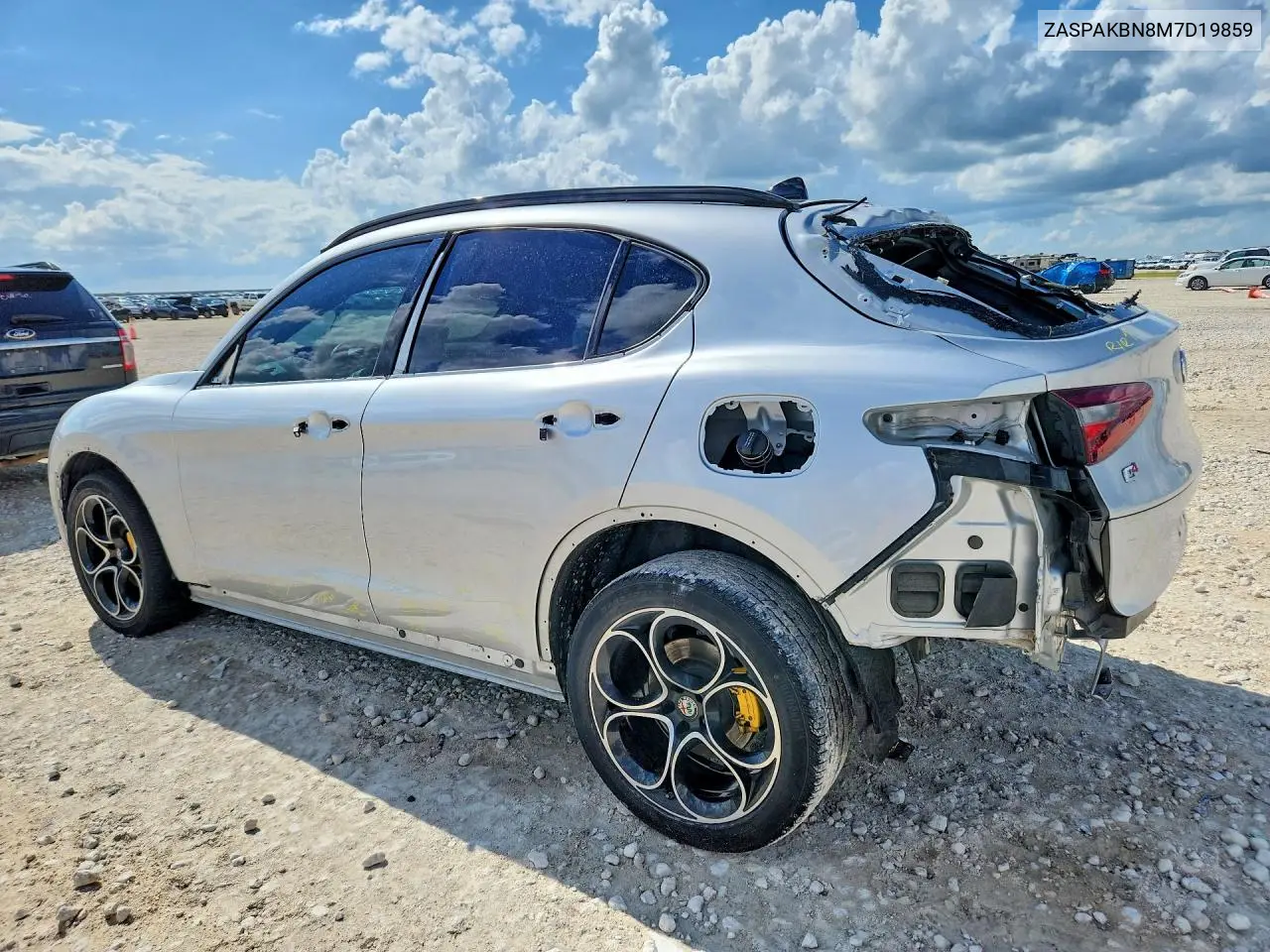 2021 Alfa Romeo Stelvio Ti VIN: ZASPAKBN8M7D19859 Lot: 55155426