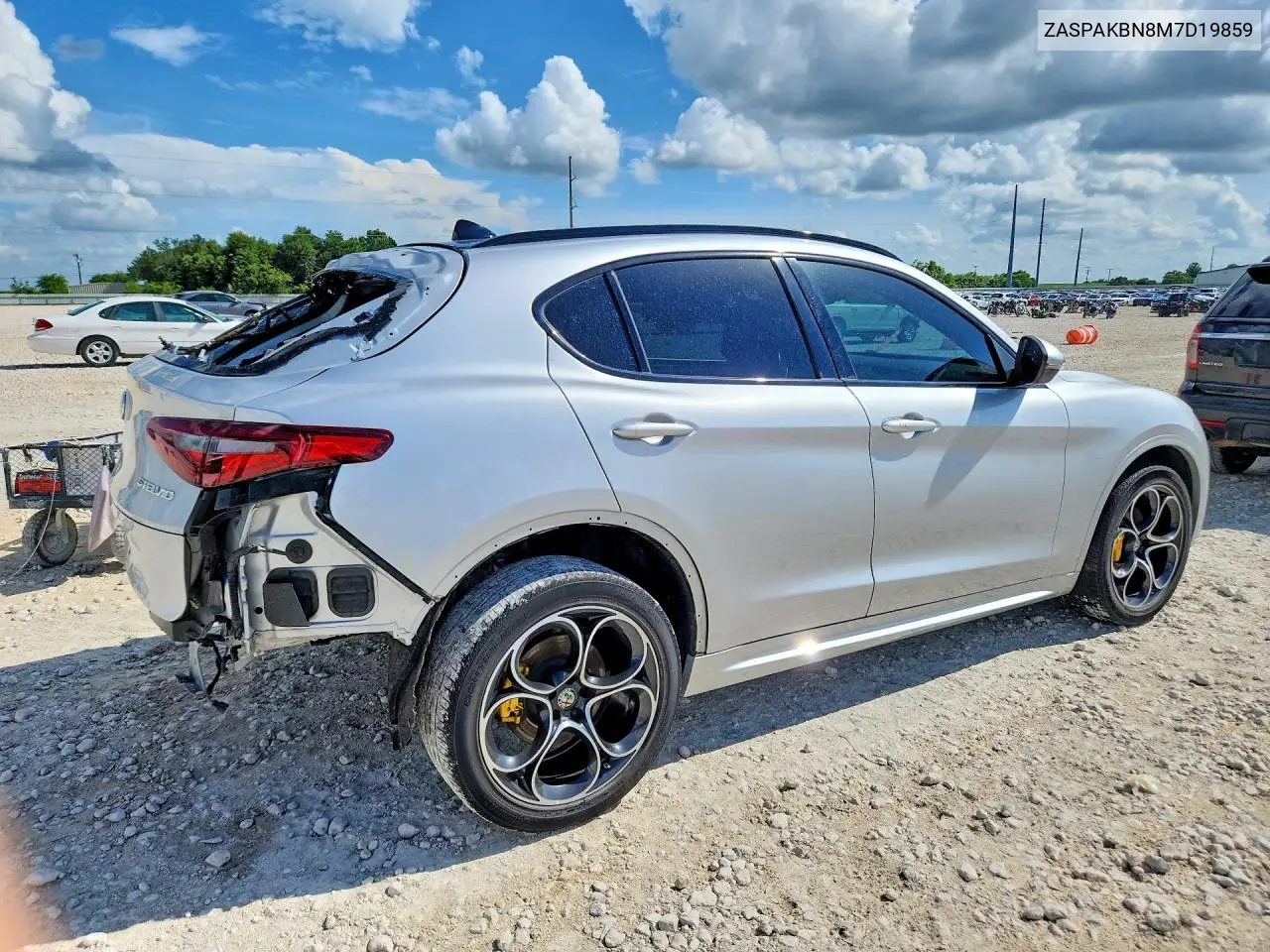 2021 Alfa Romeo Stelvio Ti VIN: ZASPAKBN8M7D19859 Lot: 55155426
