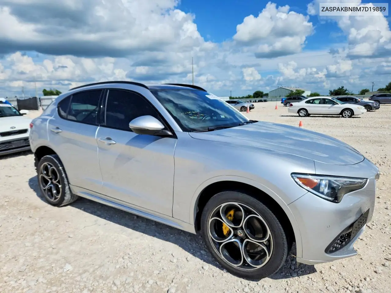 2021 Alfa Romeo Stelvio Ti VIN: ZASPAKBN8M7D19859 Lot: 55155426
