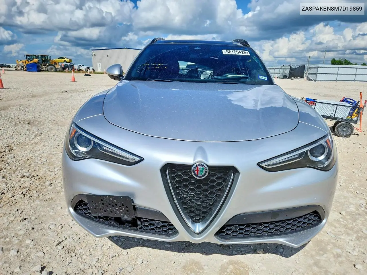 2021 Alfa Romeo Stelvio Ti VIN: ZASPAKBN8M7D19859 Lot: 55155426