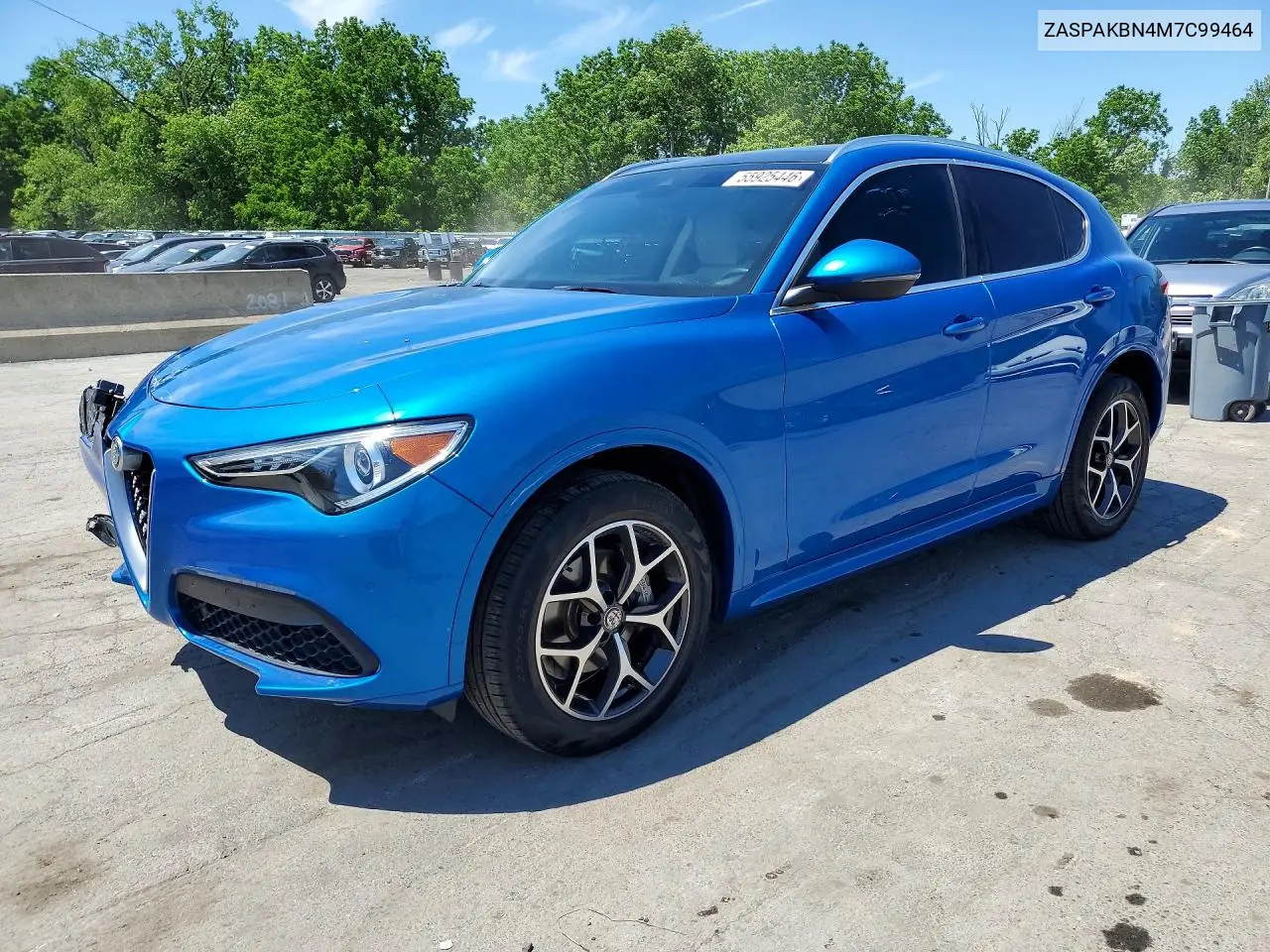 2021 Alfa Romeo Stelvio Ti VIN: ZASPAKBN4M7C99464 Lot: 55925446