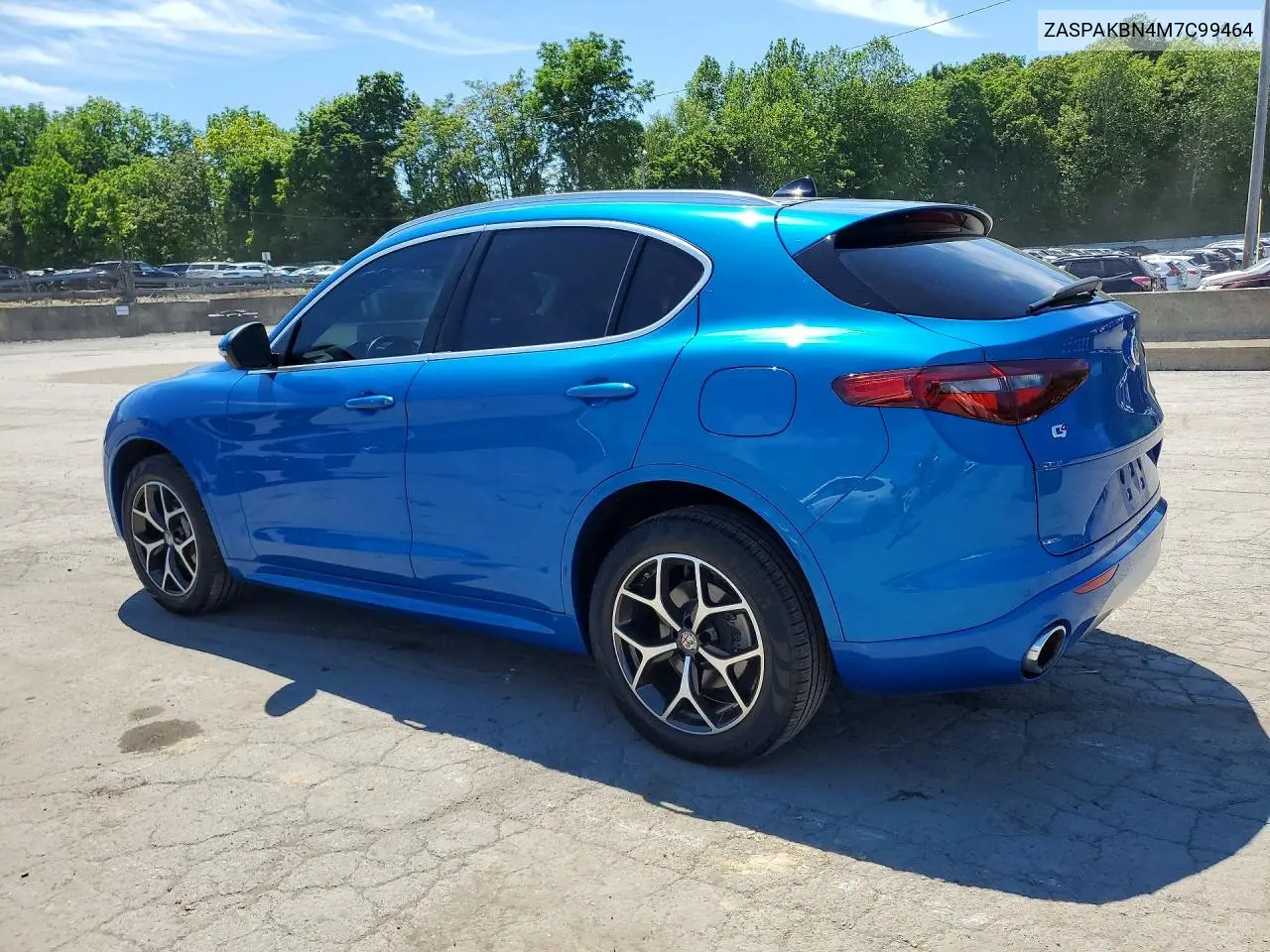 2021 Alfa Romeo Stelvio Ti VIN: ZASPAKBN4M7C99464 Lot: 55925446