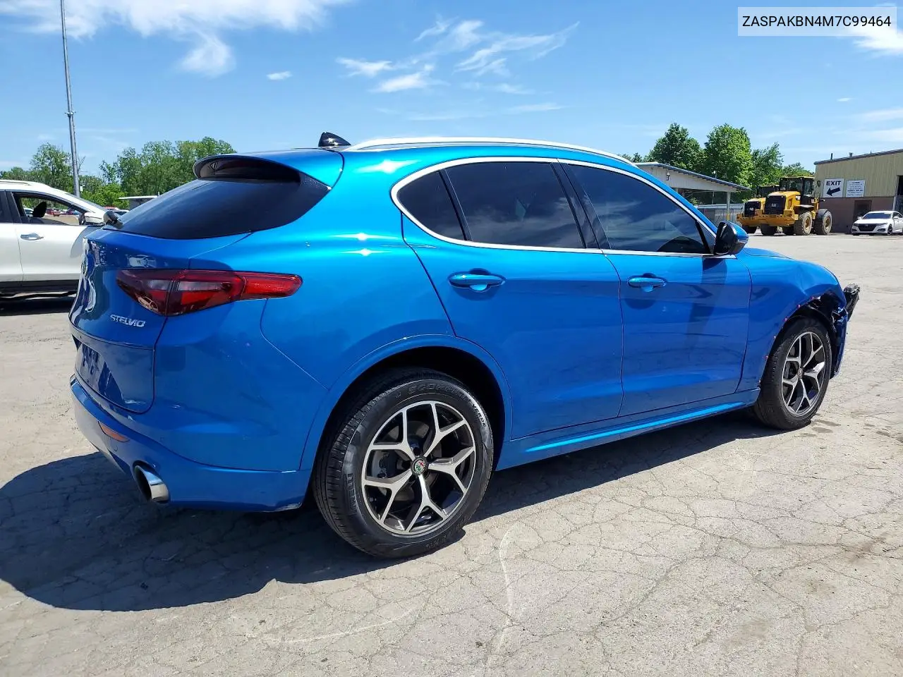 2021 Alfa Romeo Stelvio Ti VIN: ZASPAKBN4M7C99464 Lot: 55925446