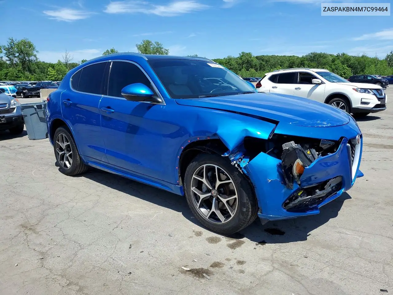 2021 Alfa Romeo Stelvio Ti VIN: ZASPAKBN4M7C99464 Lot: 55925446
