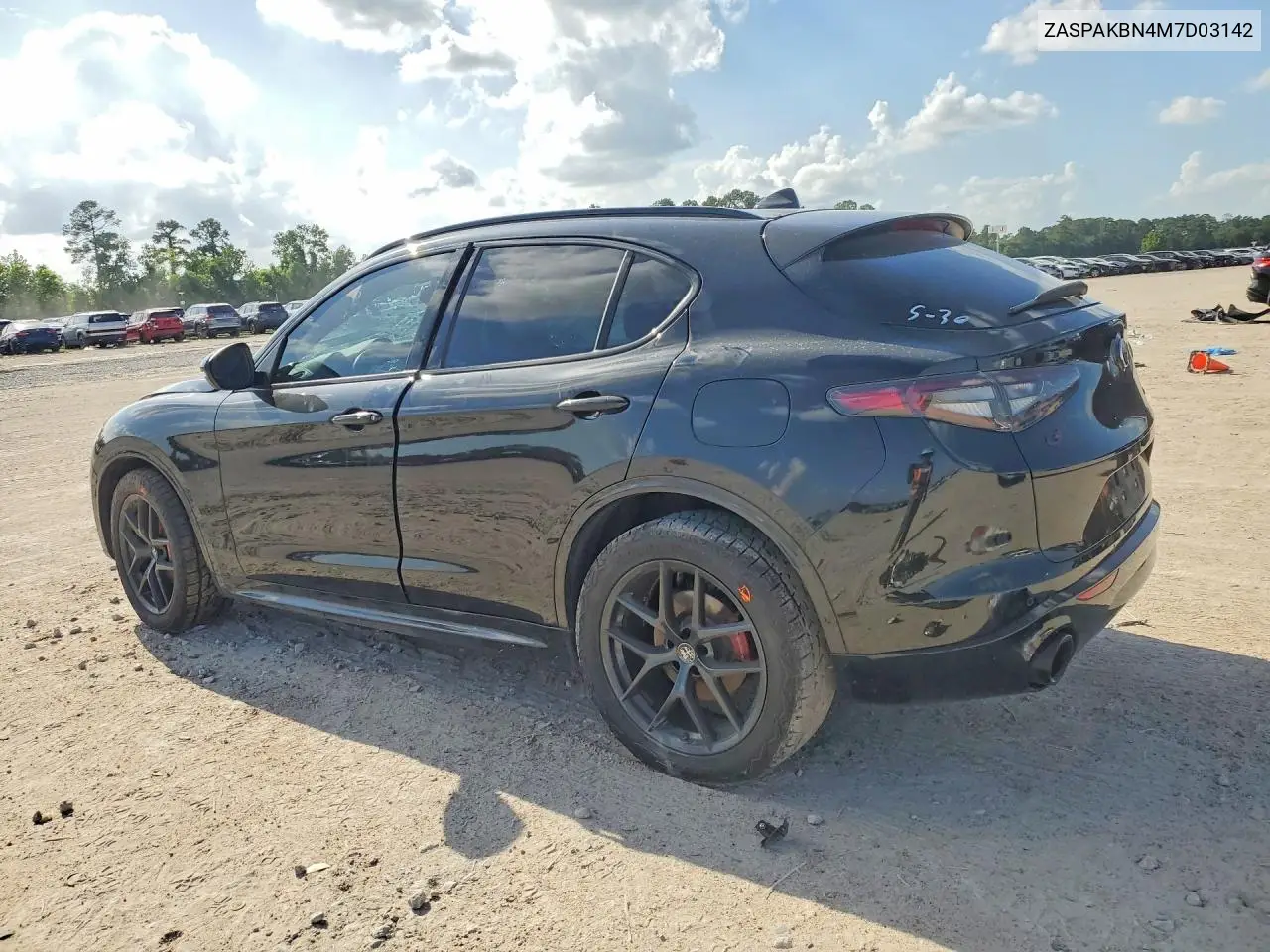 2021 Alfa Romeo Stelvio Ti VIN: ZASPAKBN4M7D03142 Lot: 56672516