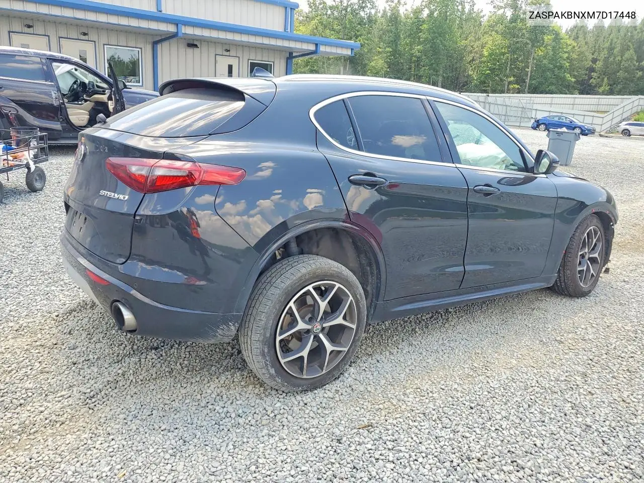 2021 Alfa Romeo Stelvio Ti VIN: ZASPAKBNXM7D17448 Lot: 57000166