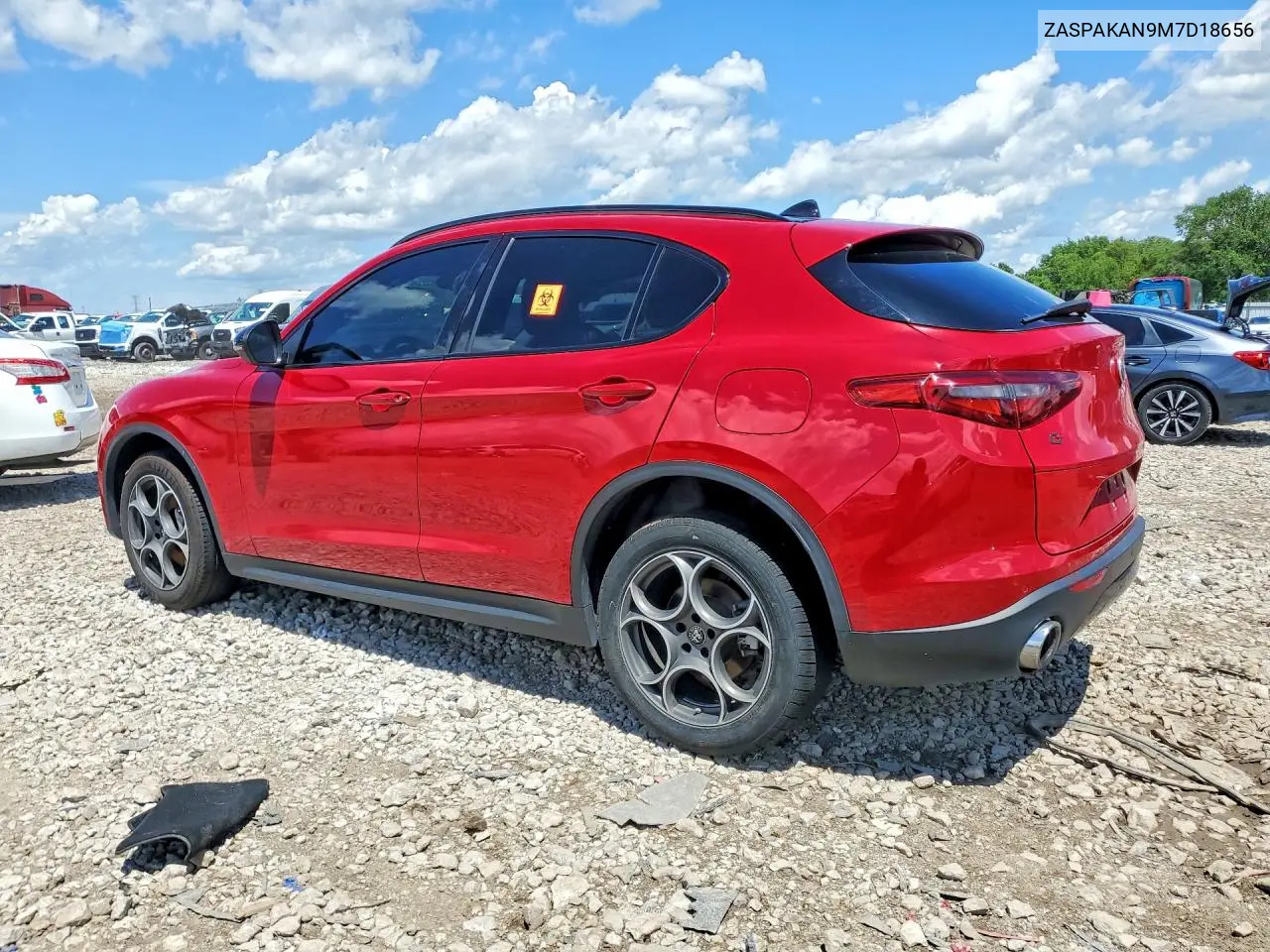 2021 Alfa Romeo Stelvio Sport VIN: ZASPAKAN9M7D18656 Lot: 57508626