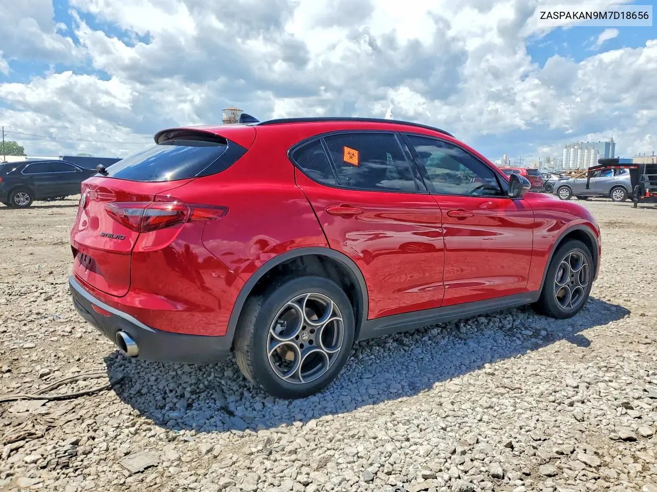 2021 Alfa Romeo Stelvio Sport VIN: ZASPAKAN9M7D18656 Lot: 57508626