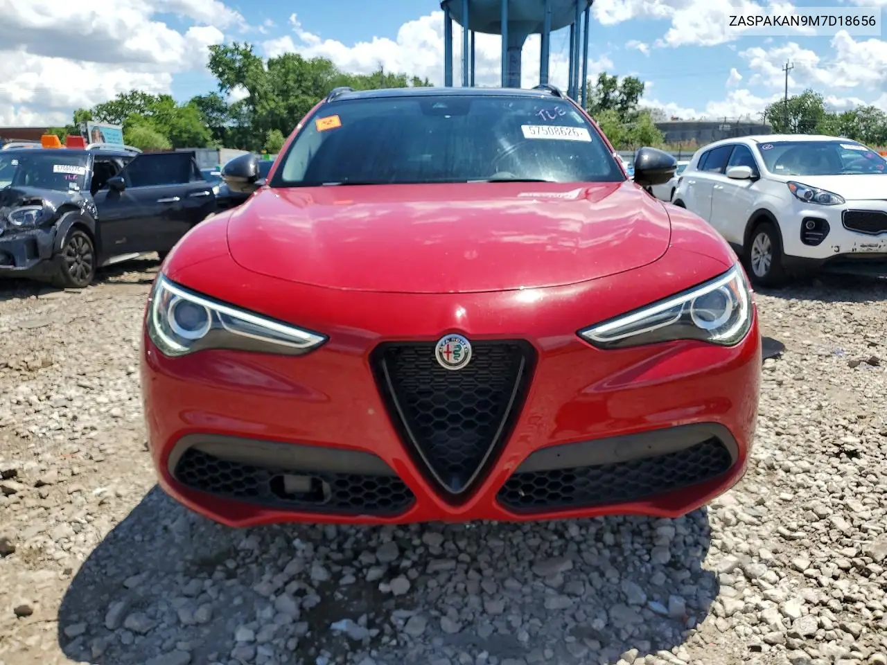 2021 Alfa Romeo Stelvio Sport VIN: ZASPAKAN9M7D18656 Lot: 57508626
