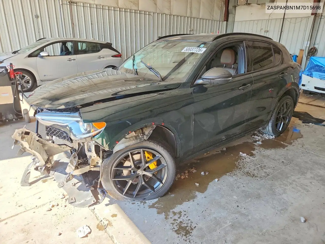2021 Alfa Romeo Stelvio Ti VIN: ZASPAKBN1M7D15698 Lot: 58937726