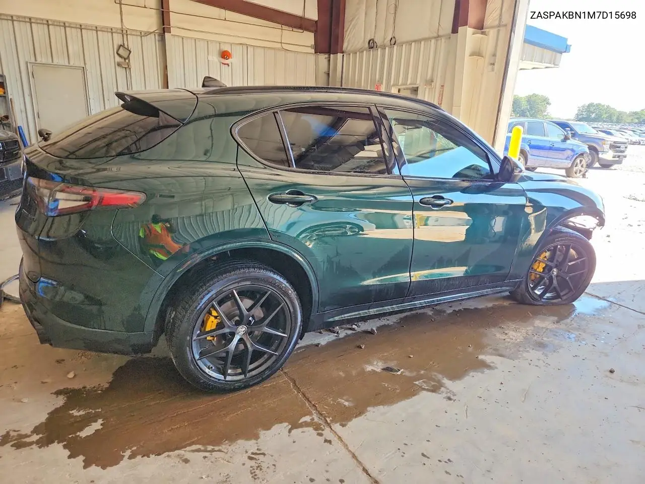 2021 Alfa Romeo Stelvio Ti VIN: ZASPAKBN1M7D15698 Lot: 58937726