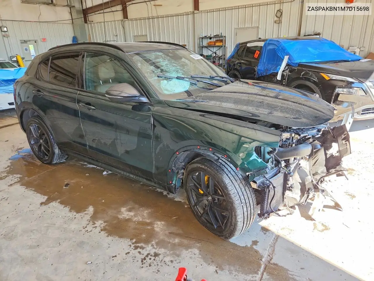 2021 Alfa Romeo Stelvio Ti VIN: ZASPAKBN1M7D15698 Lot: 58937726