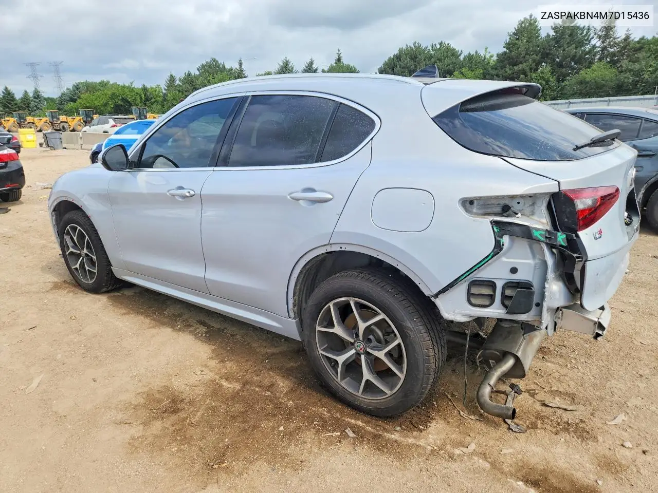 2021 Alfa Romeo Stelvio Ti VIN: ZASPAKBN4M7D15436 Lot: 60799576