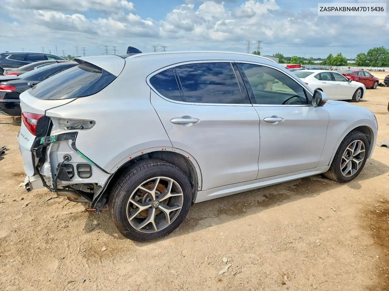 2021 Alfa Romeo Stelvio Ti VIN: ZASPAKBN4M7D15436 Lot: 60799576