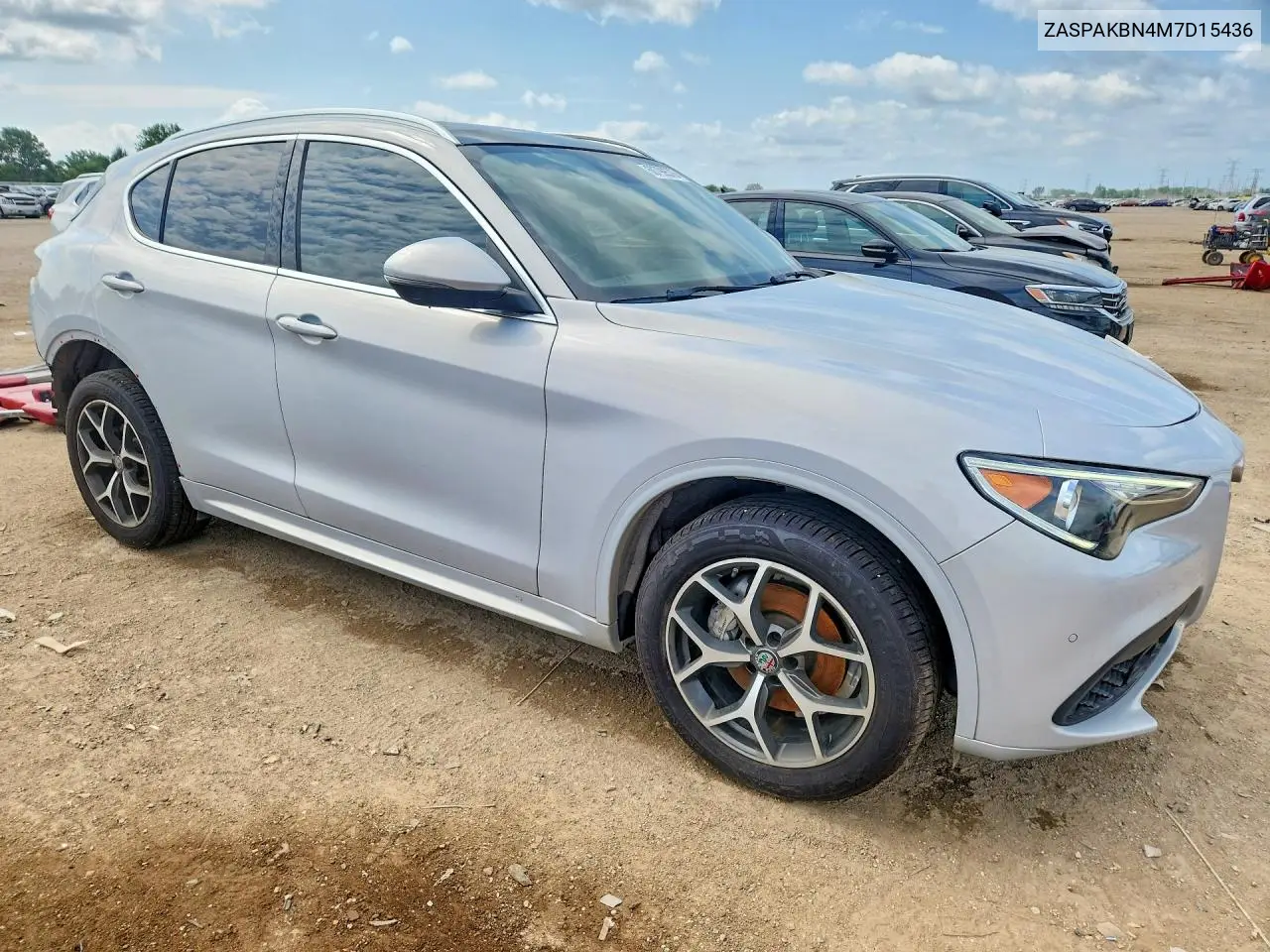 2021 Alfa Romeo Stelvio Ti VIN: ZASPAKBN4M7D15436 Lot: 60799576