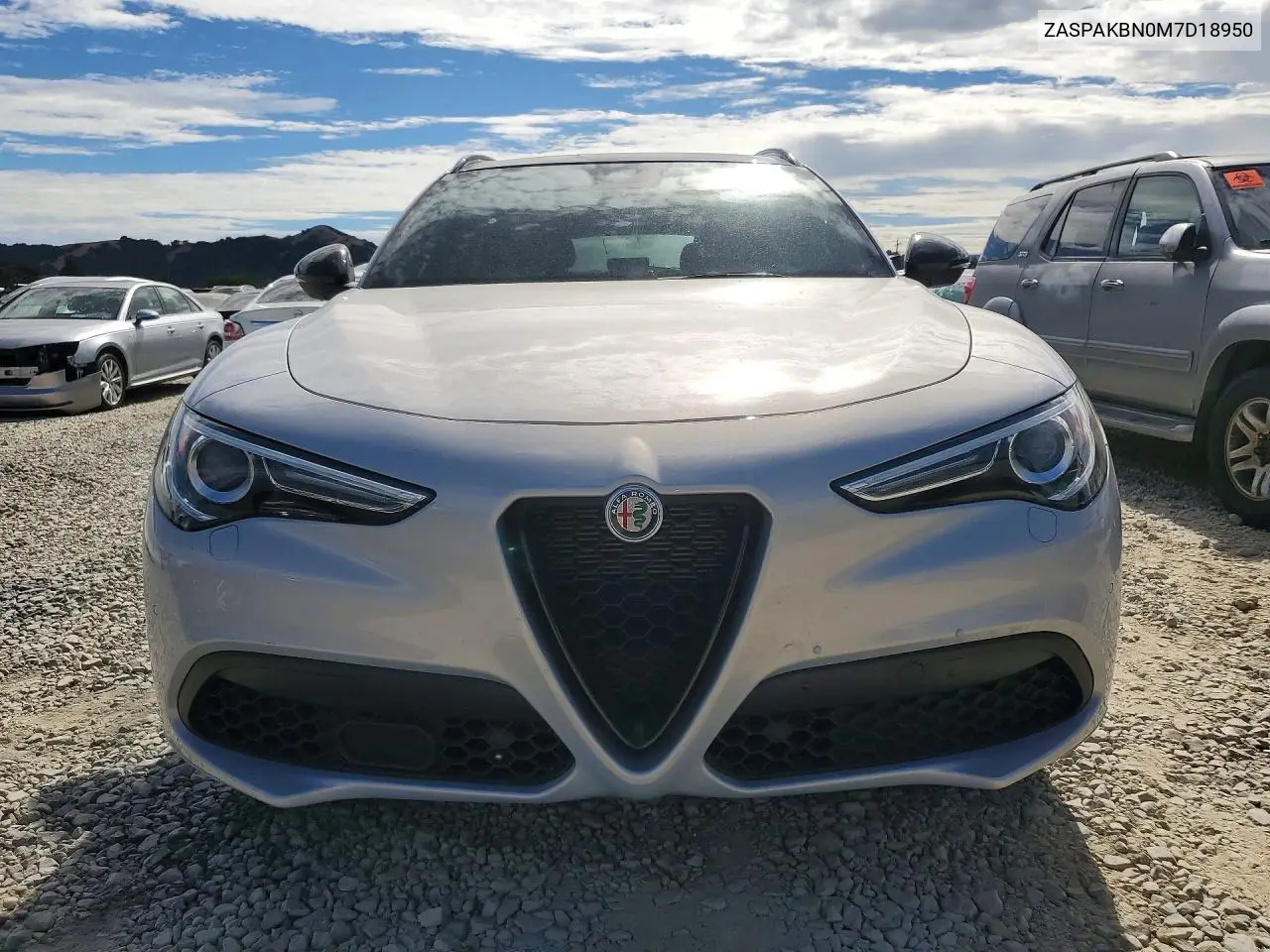 2021 Alfa Romeo Stelvio Ti VIN: ZASPAKBN0M7D18950 Lot: 61555296