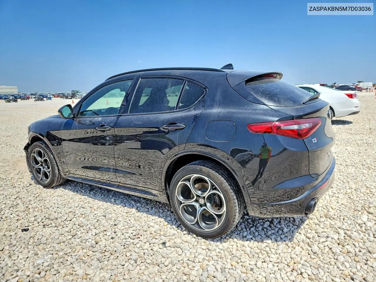 2021 Alfa Romeo Stelvio Ti VIN: ZASPAKBN5M7D03036 Lot: 62194186
